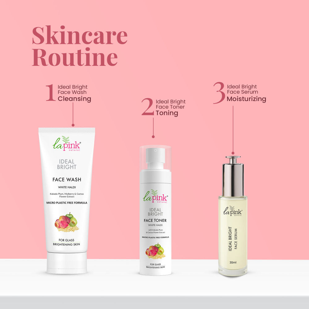 La Pink Ideal Bright Face Serum With Kakadu Plum For Hyperpigmentation & Dark Spot Reduction