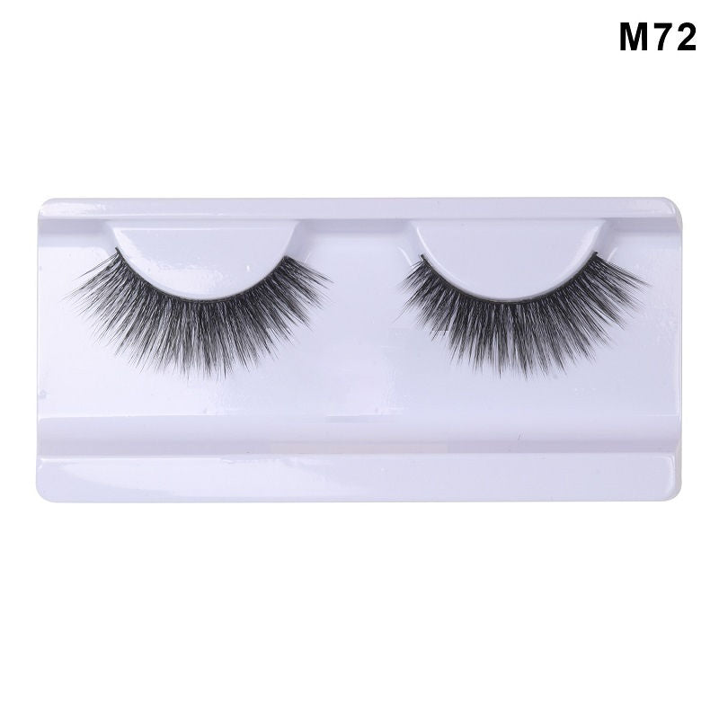 Bronson Professional 3D Cat Eyes Natural Look False Eyelashes - M72