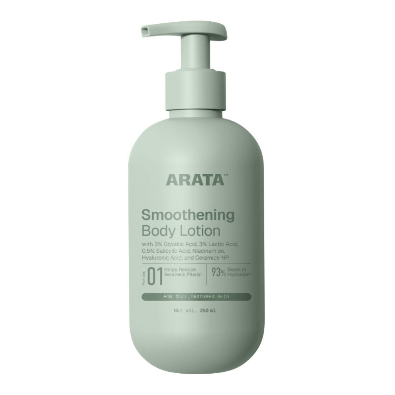 Arata 6.5% AHA BHA Body Lotion, Exfoliates & Hydrates, Reduces Bumps & Strawberry Skin