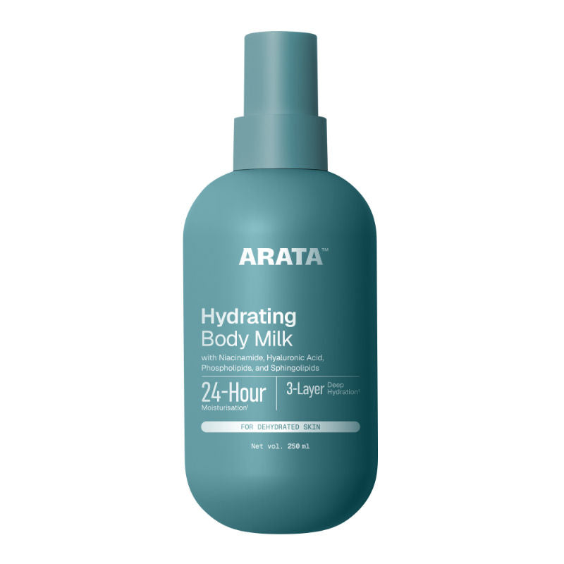 Arata Niacinamide Body Milk|Smooth, Hydrated & Even-Toned Skin|Spray Applicator