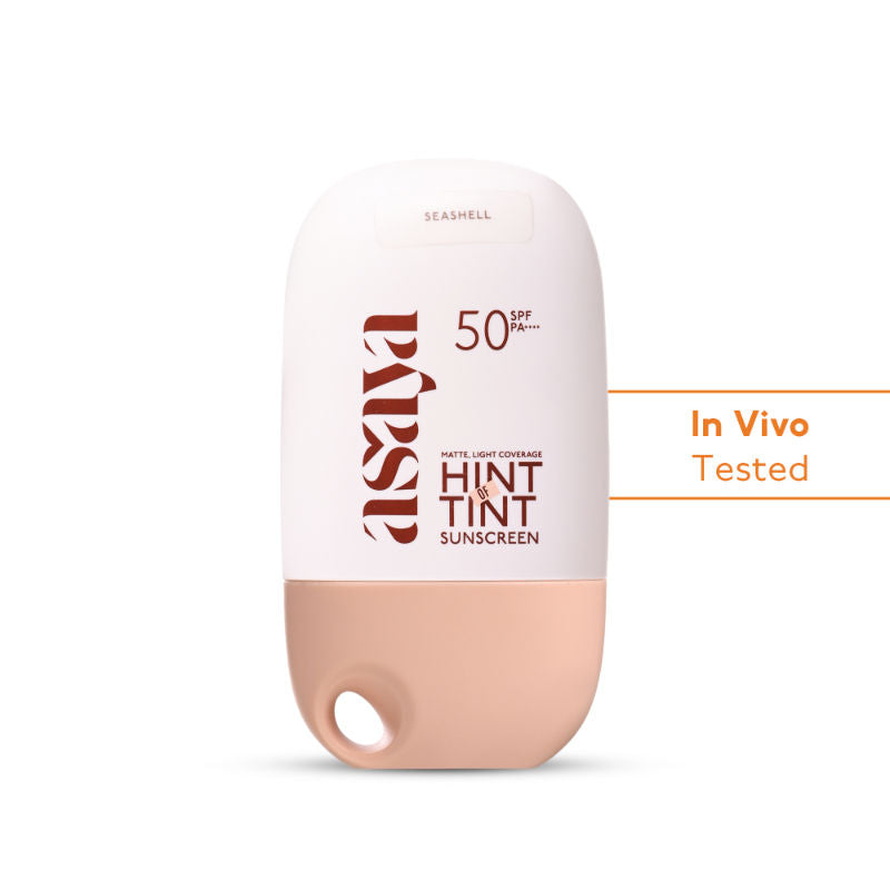 Asaya Mineral Tinted Sunscreen SPF 50++++ Niacinamide Matte Finish Light Coverage