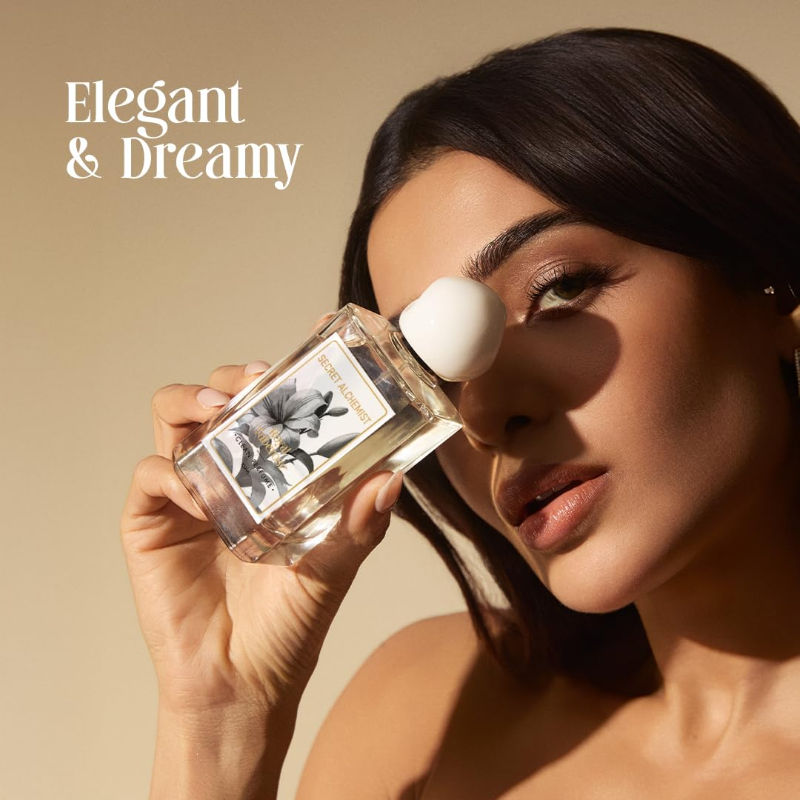 Secret Alchemist Royal Tuberose Clean Perfume for Women with Rose & Sandalwood, Everyday