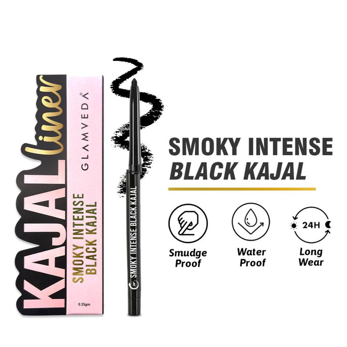 Glamveda Smoky Intense Black Kajal