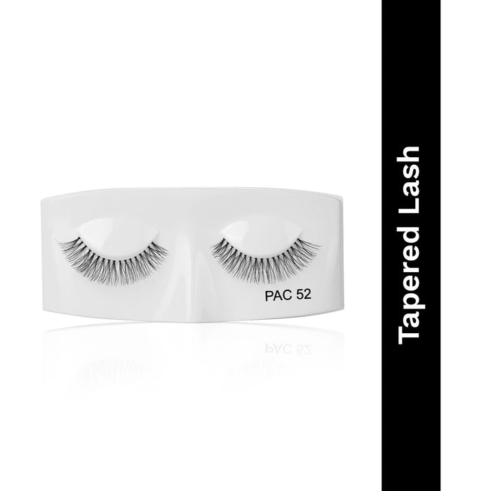 PAC Tapered Lash 52 - Handmade Natural Looking, Reusable up to 12x, Seamlessly Blends with Lashes
