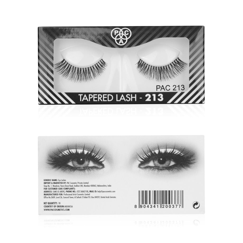 PAC Tapered Lash 213 - Handmade Natural Looking, Reusable up to 12x, Seamlessly Blends with Lashes