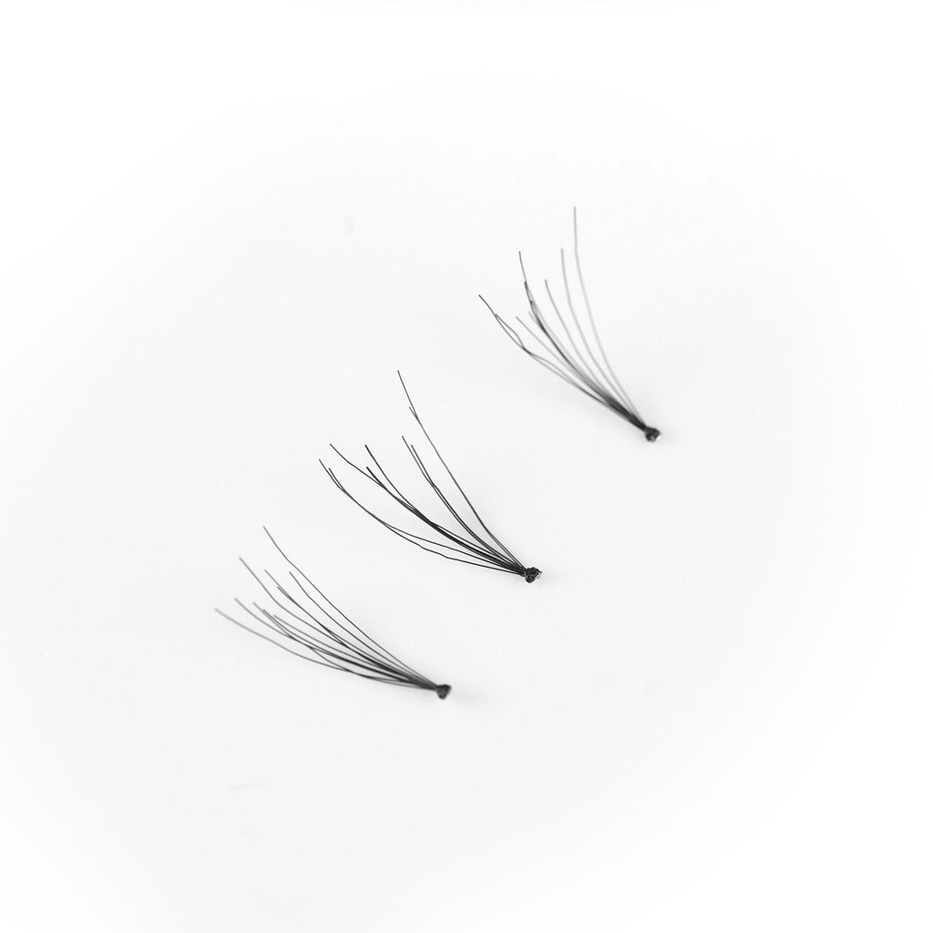 PAC Flare Lash FL1 - Natural Cluster Lashes with Short, Long & Thick Strands for Versatile Looks