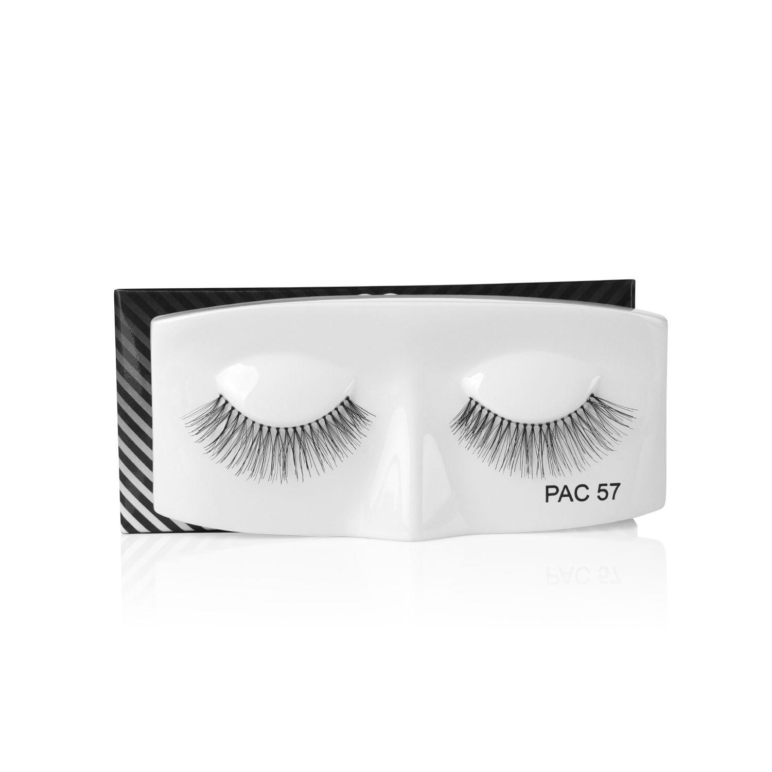 PAC Tapered Lash 57 - Handmade Natural Looking, Reusable up to 12x, Seamlessly Blends with Lashes