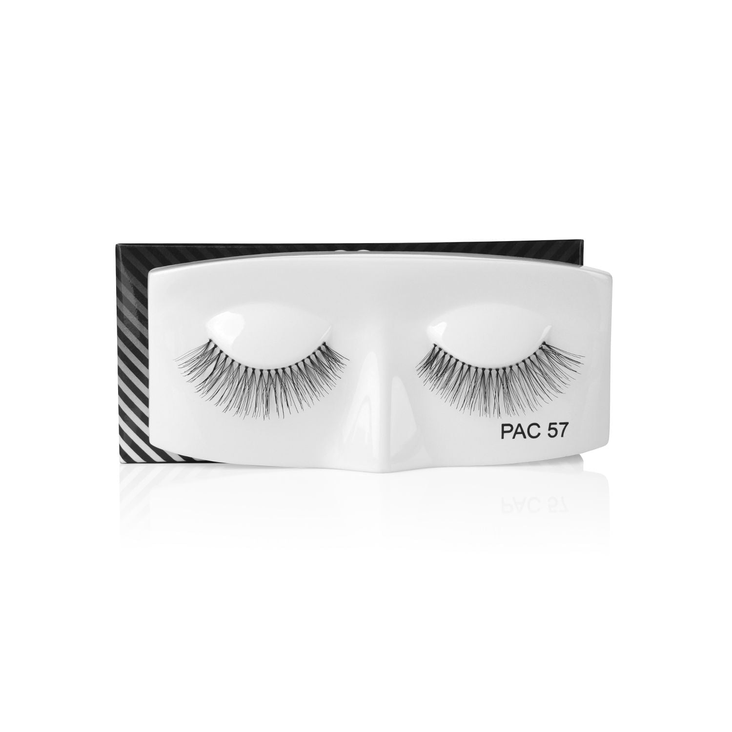 PAC Tapered Lash 57 - Handmade Natural Looking, Reusable up to 12x, Seamlessly Blends with Lashes