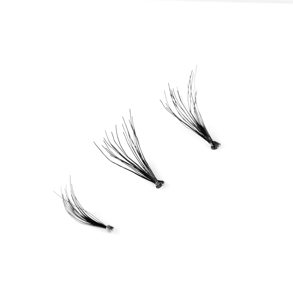 PAC Flare Lash FL2 - Natural Cluster Lashes with Short, Long & Thick Strands for Versatile Looks