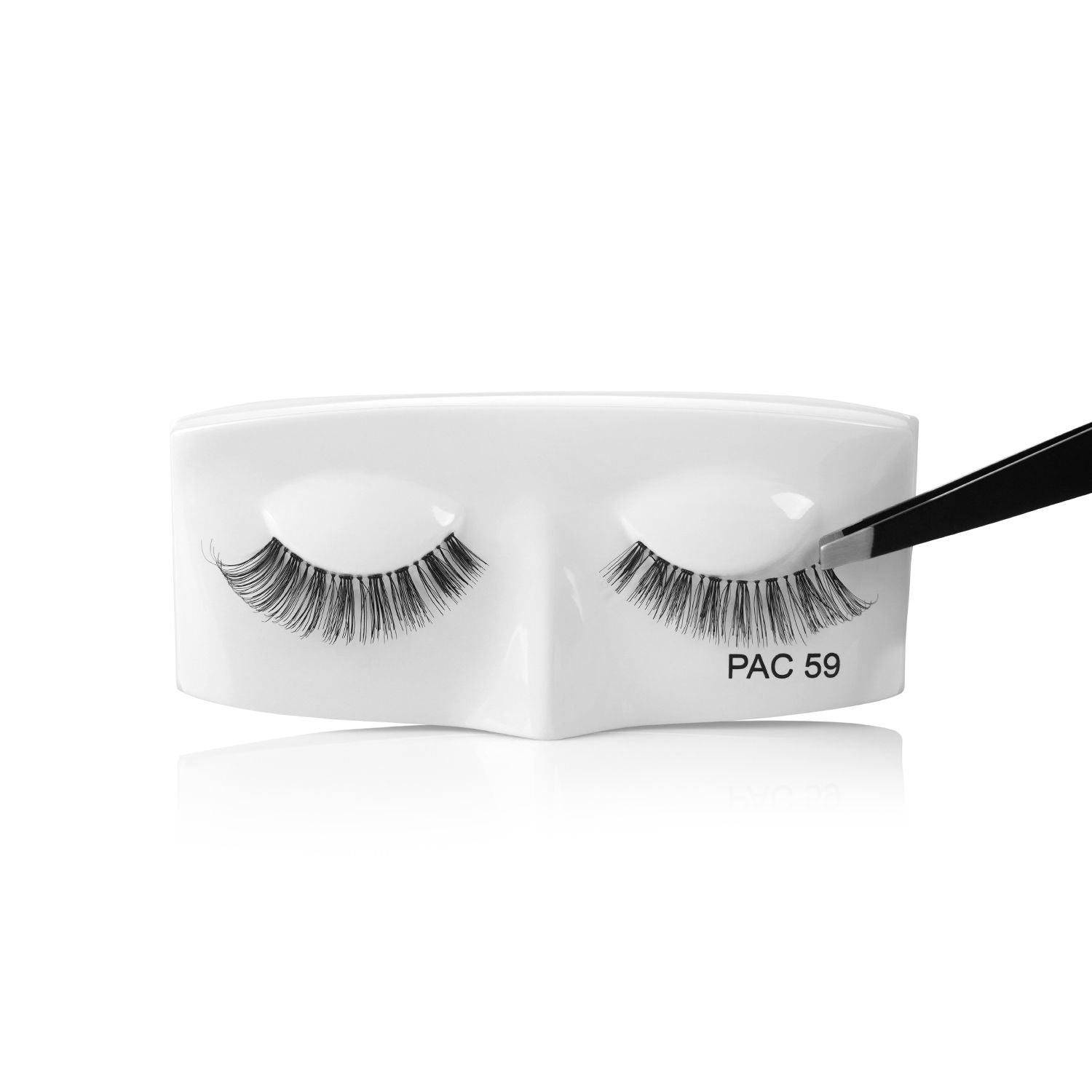 PAC Tapered Lash 59 - Handmade Natural Looking, Reusable up to 12x, Seamlessly Blends with Lashes