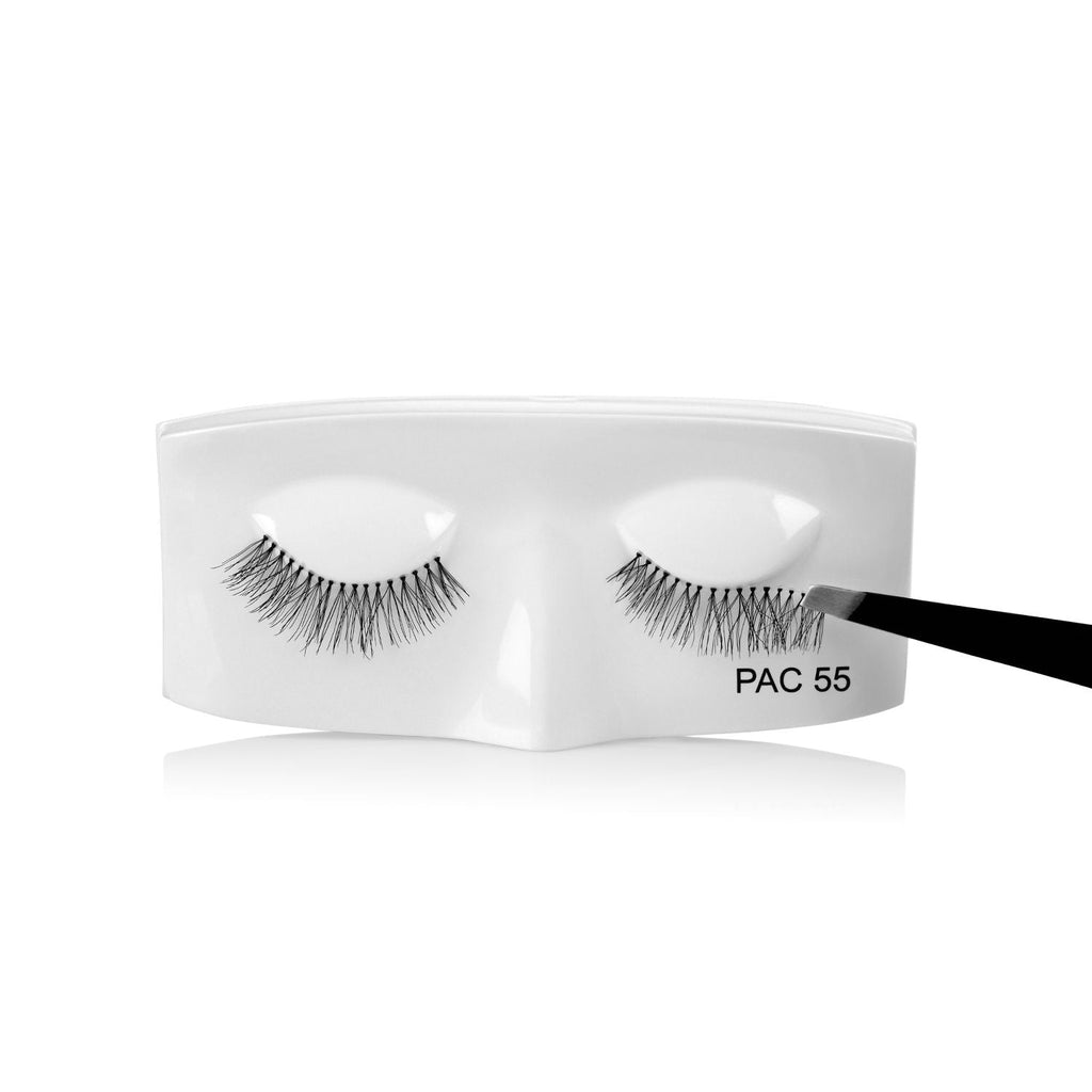 PAC Tapered Lash 55 - Handmade Natural Looking, Reusable up to 12x, Seamlessly Blends with Lashes