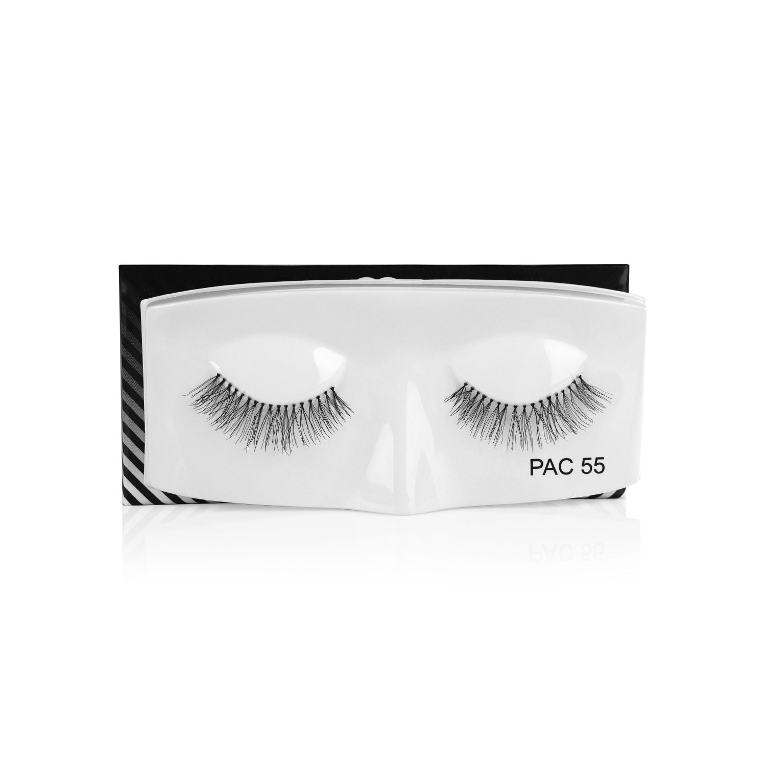 PAC Tapered Lash 55 - Handmade Natural Looking, Reusable up to 12x, Seamlessly Blends with Lashes