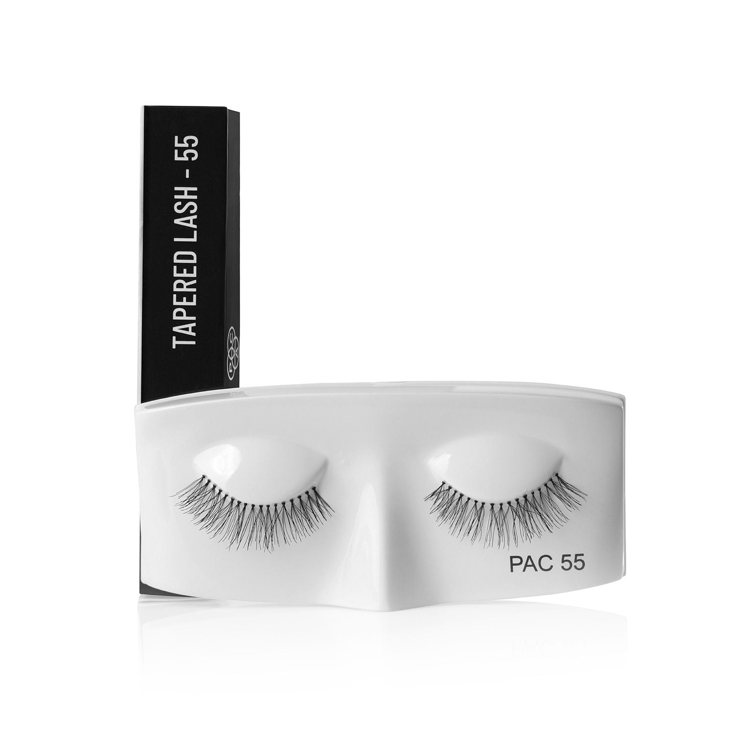 PAC Tapered Lash 55 - Handmade Natural Looking, Reusable up to 12x, Seamlessly Blends with Lashes