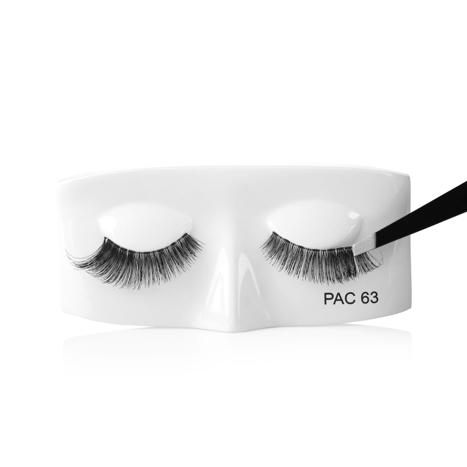 PAC Tapered Lash 63 - Handmade Natural Looking, Reusable up to 12x, Seamlessly Blends with Lashes