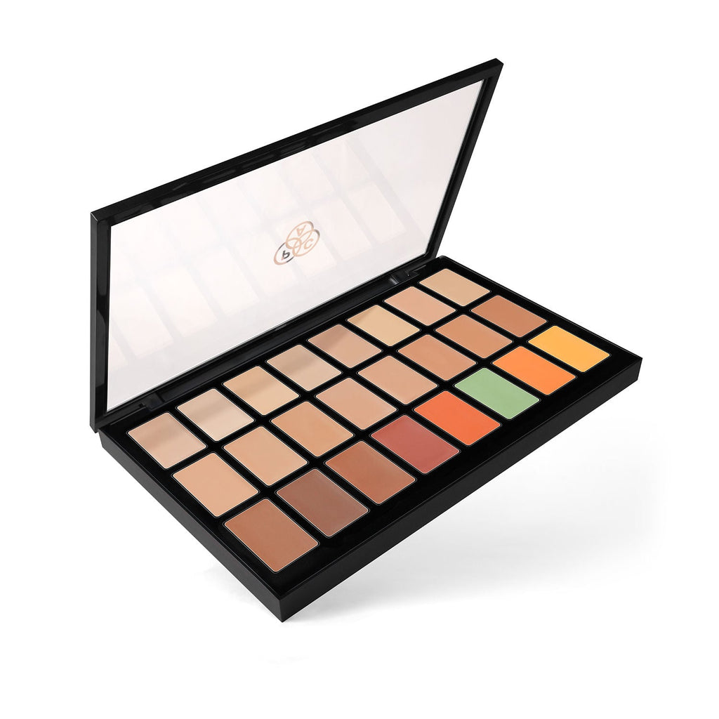 PAC Studio Concealer Vault Palette - All in One MUA Palette, Buildable Coverage for every Skin Tone