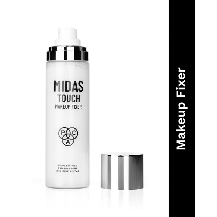 PAC Midas Touch Makeup Fixer - Glow Setting Spray, Non - Sticky, Infused With Pearlescent Particles
