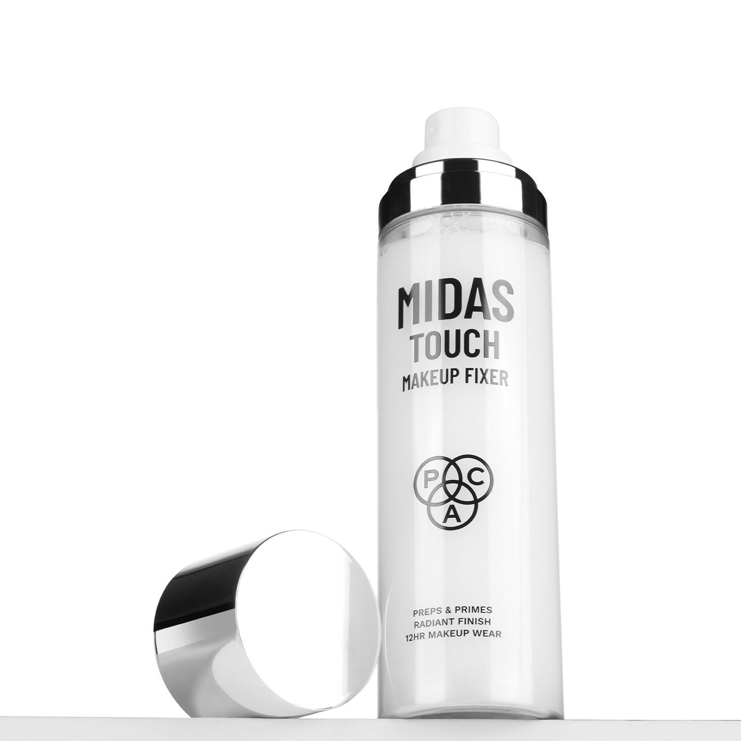 PAC Midas Touch Makeup Fixer - Glow Setting Spray, Non - Sticky, Infused With Pearlescent Particles