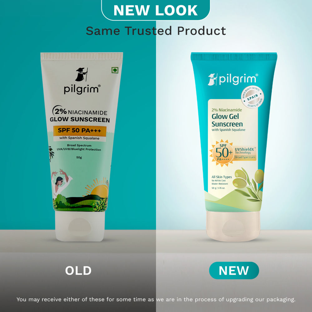 Pilgrim 2% Niacinamide Glow Sunscreen Gel SPF 50 PA+++