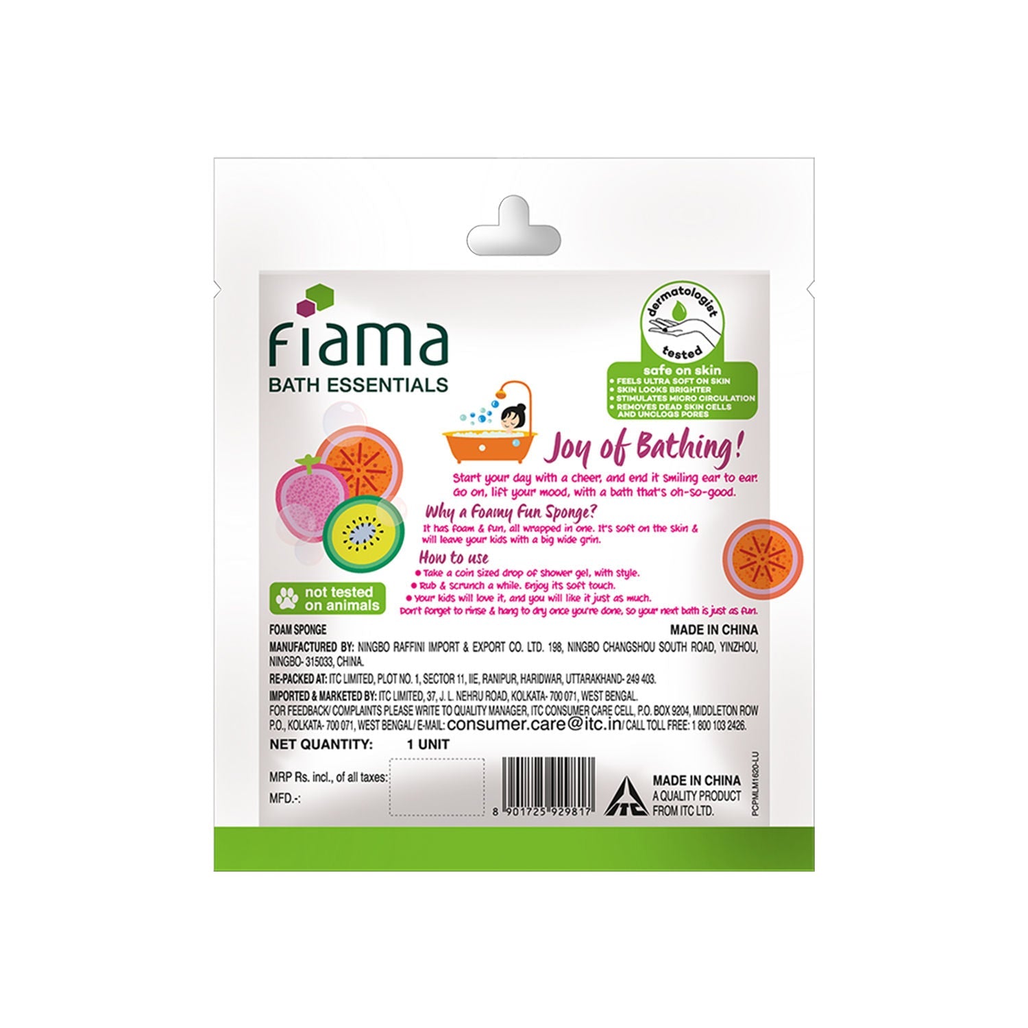 Fiama Bath Essentials Foamy Fun Sponge