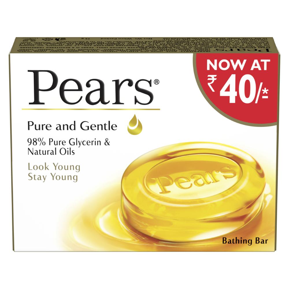 Pears Pure And Gentle With Glycerine And Natural Oils
