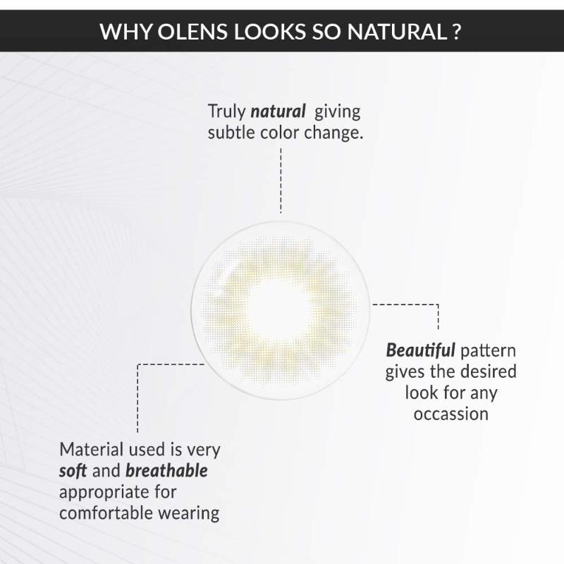 O-Lens Spanish Real Monthly Coloured Contact Lenses - Gray (0.00)