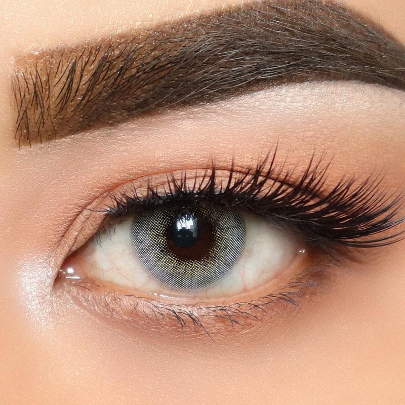 O-Lens Russian Velvet Monthly Coloured Contact Lenses - Gray (0.00)