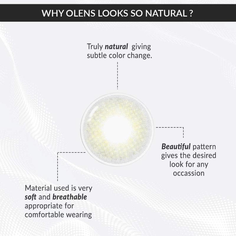 O-Lens Russian Velvet Monthly Coloured Contact Lenses - Gray (0.00)
