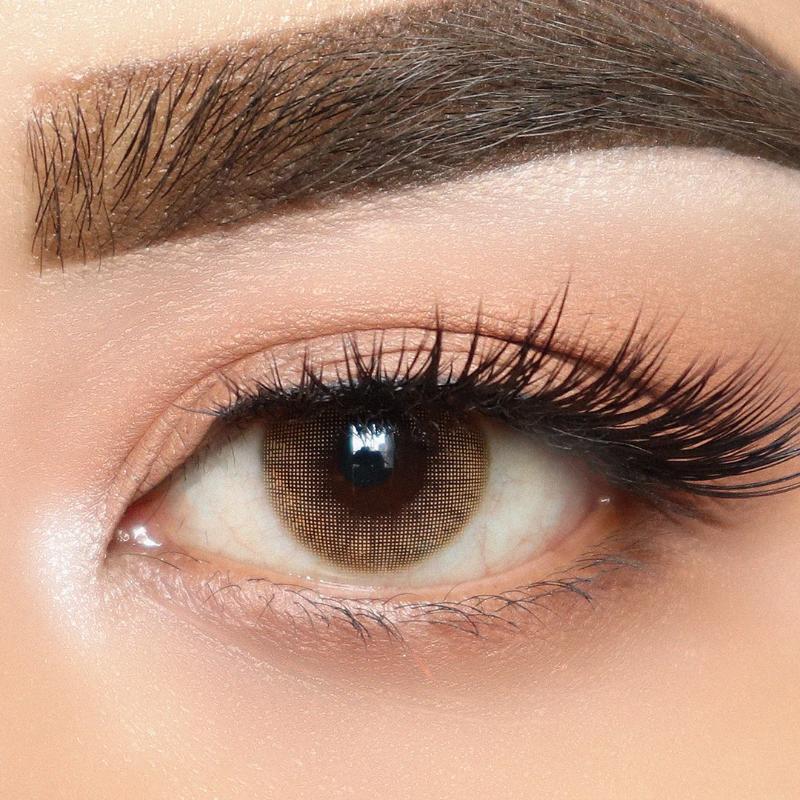 O-Lens Russian Velvet Monthly Coloured Contact Lenses - Brown (0.00)