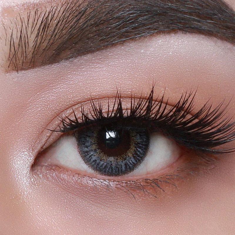 O-Lens Secriss 1Day Coloured Contact Lenses - Coral Grey - 0.00 (5 Pairs)