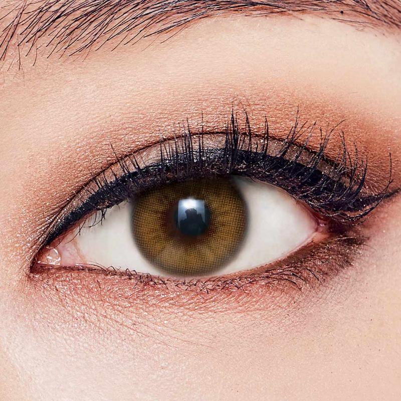O-Lens Scandi Monthly Coloured Contact Lenses - Hazel (0.00)