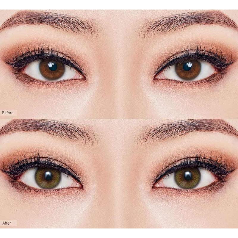 O-Lens Scandi Monthly Coloured Contact Lenses - Olive (0.00)