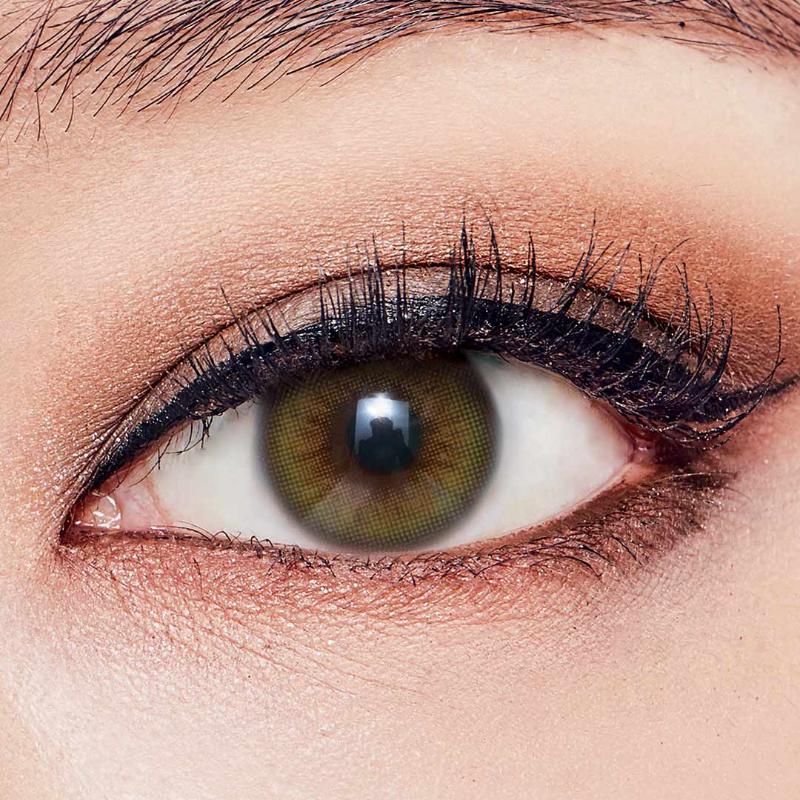 O-Lens Scandi Monthly Coloured Contact Lenses - Olive (0.00)