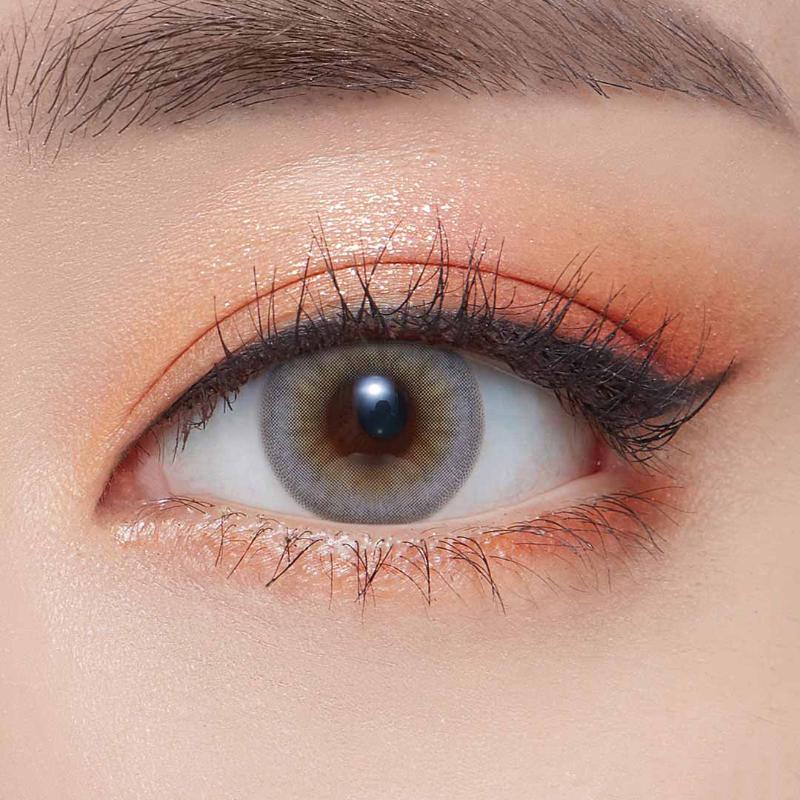 O-Lens Russian Smoky 1Day Coloured Contact Lenses - Gray (0.00)