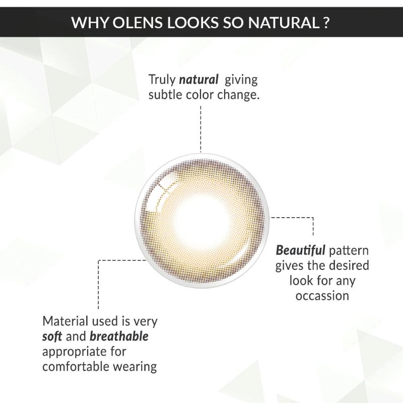 O-Lens Daily Color Contact Lens - Ending Brown (0.00 Plano)