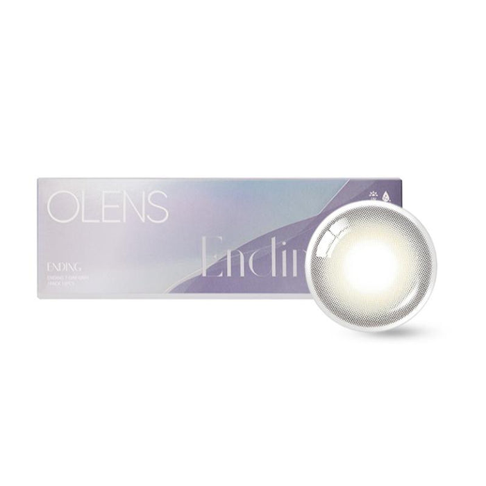 O-Lens Daily Color Contact Lens - Ending Grey (0.00 Plano)