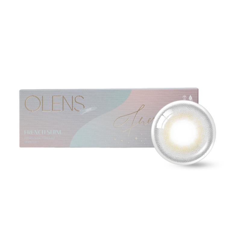 O-Lens Daily Color Contact Lens - French Shine Grey (0.00 Plano)