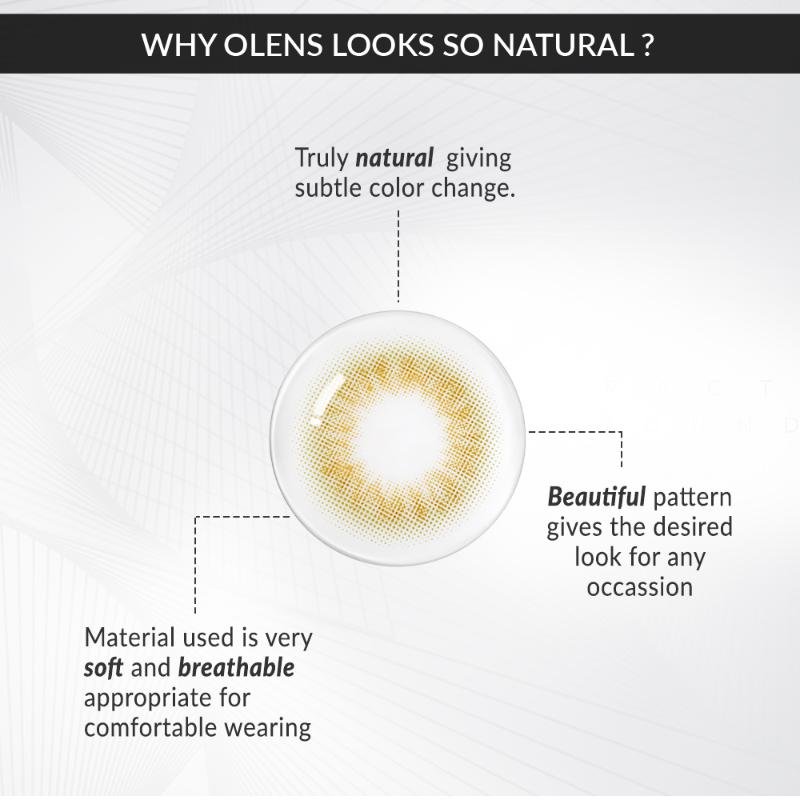 O-Lens Daily Color Contact Lens - Scandi Olive (0.00 Plano)