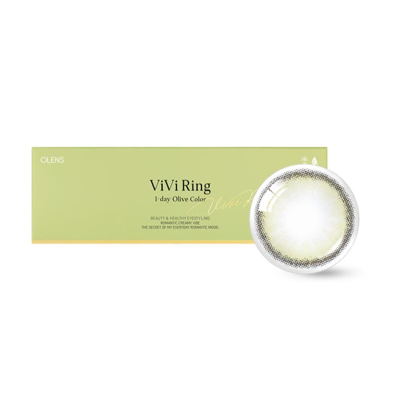 O-Lens Daily Color Contact Lens - Viviring Olive (0.00 Plano)
