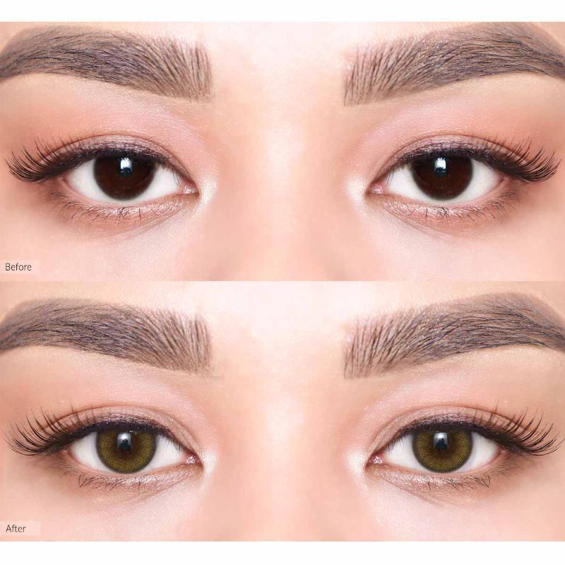 O-Lens Daily Color Contact Lens - Viviring Olive (0.00 Plano)