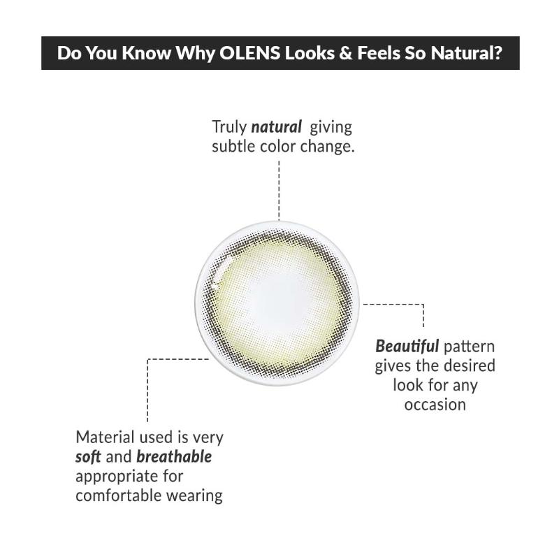 O-Lens Daily Color Contact Lens - Viviring Olive (0.00 Plano)