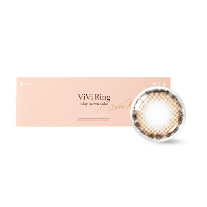 O-Lens Daily Color Contact Lens - Viviring Brown (0.00 Plano)