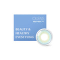 O-Lens Daily Pair Color Contact Lens Pack 1 - French Shine Aqua (0.00 Plano)