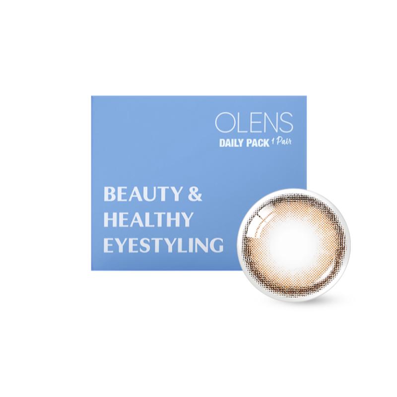 O-Lens Daily Pair Color Contact Lens Pack 1 - Viviring Brown (0.00 Plano)