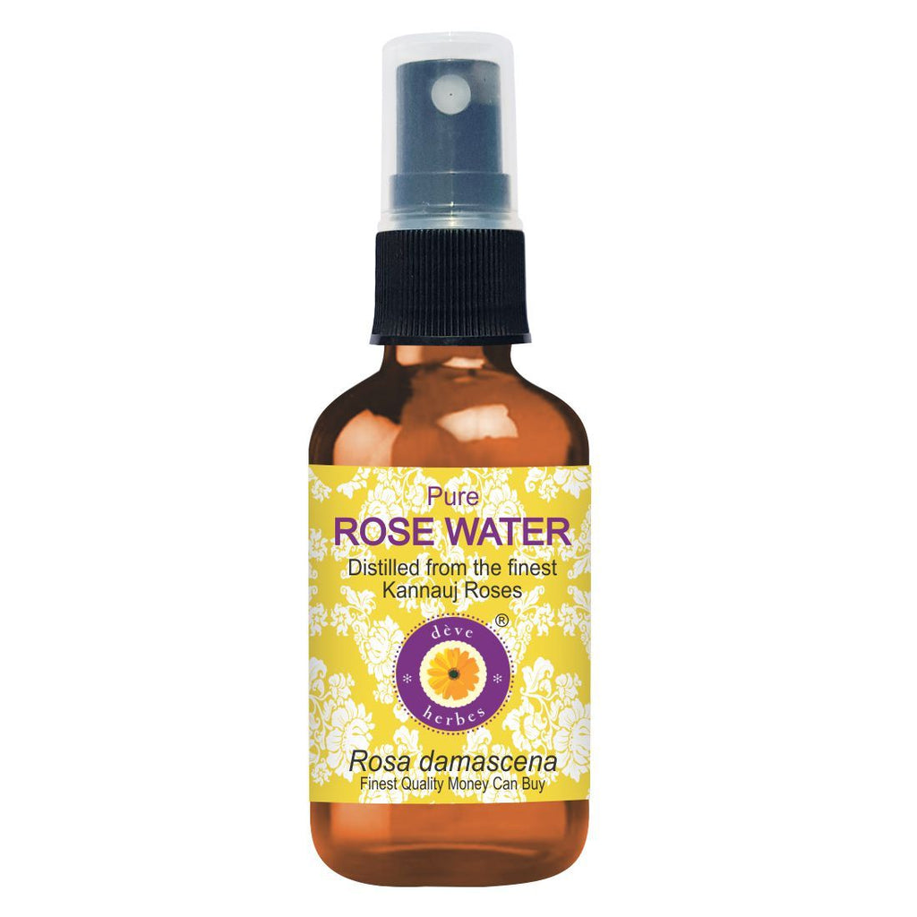 Deve Herbes 100% Pure Rose Water For Pore Tightening, Acne & Hydration | No Artificial Fragrance