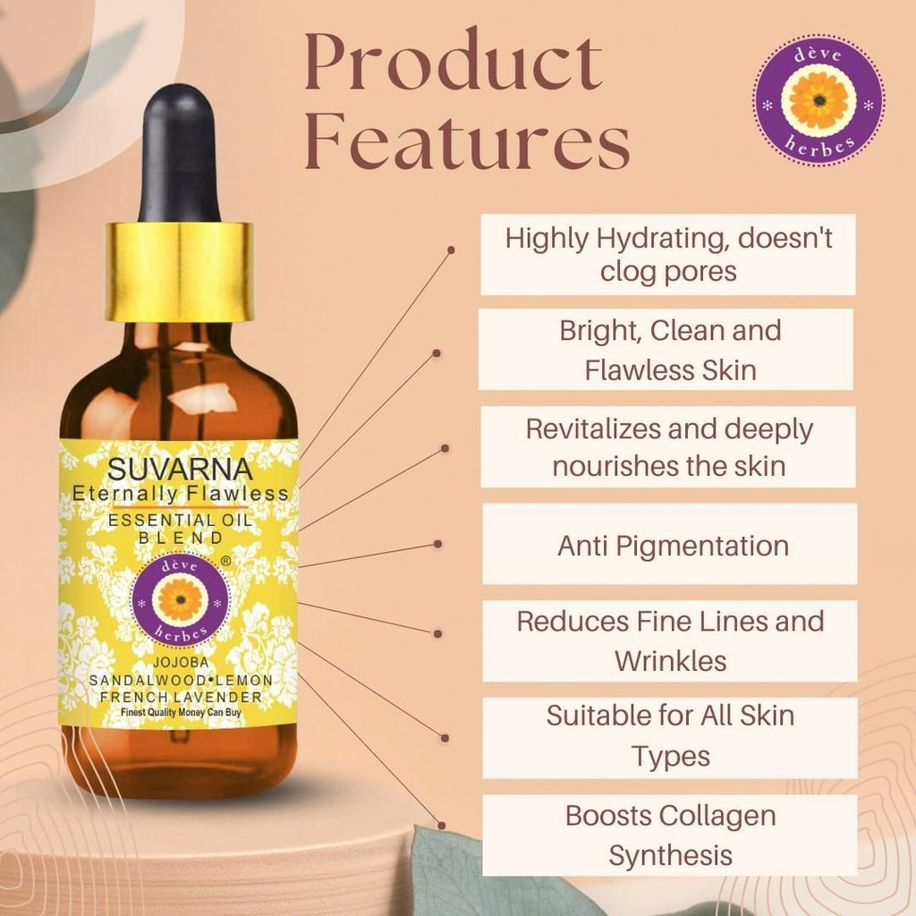 Deve Herbes Suvarna - Fair & Flawless - Essential Oil Blend