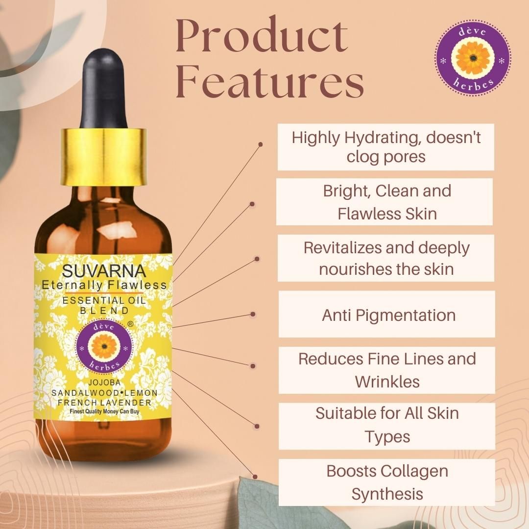 Deve Herbes Suvarna - Fair & Flawless - Essential Oil Blend
