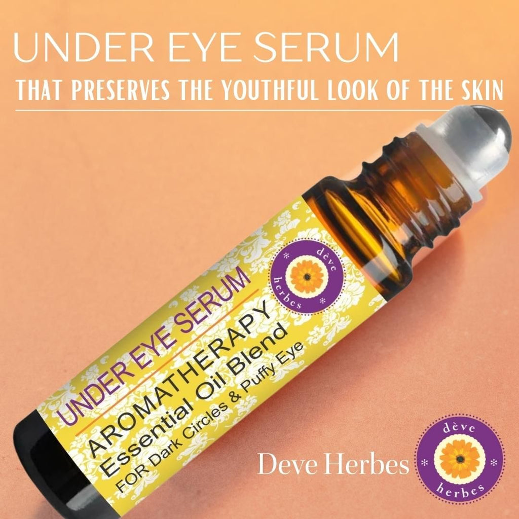 Deve Herbes Under Eye Serum for Dark Circles, Puffiness, Fine Lines & Bright Looking Eyes