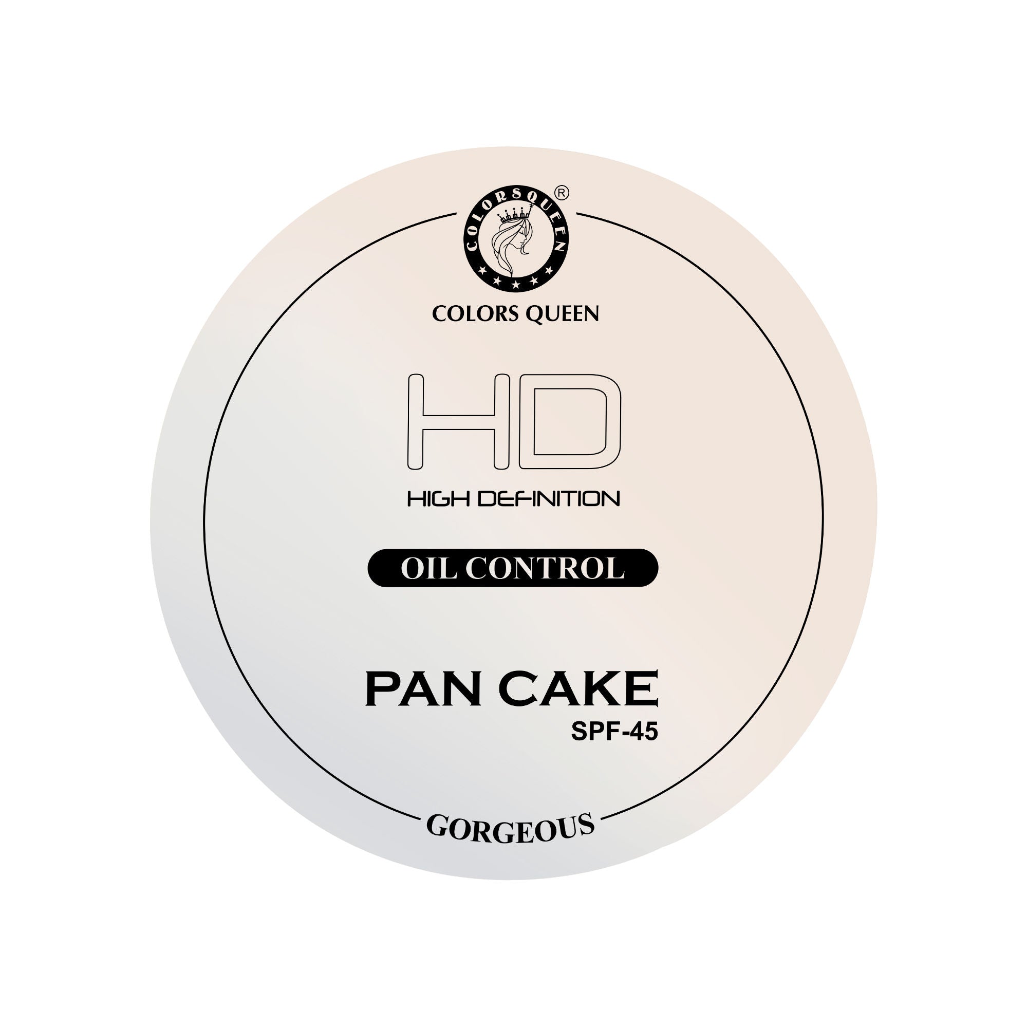 Colors Queen Hd Oil Control Pan Cake Compact Powder