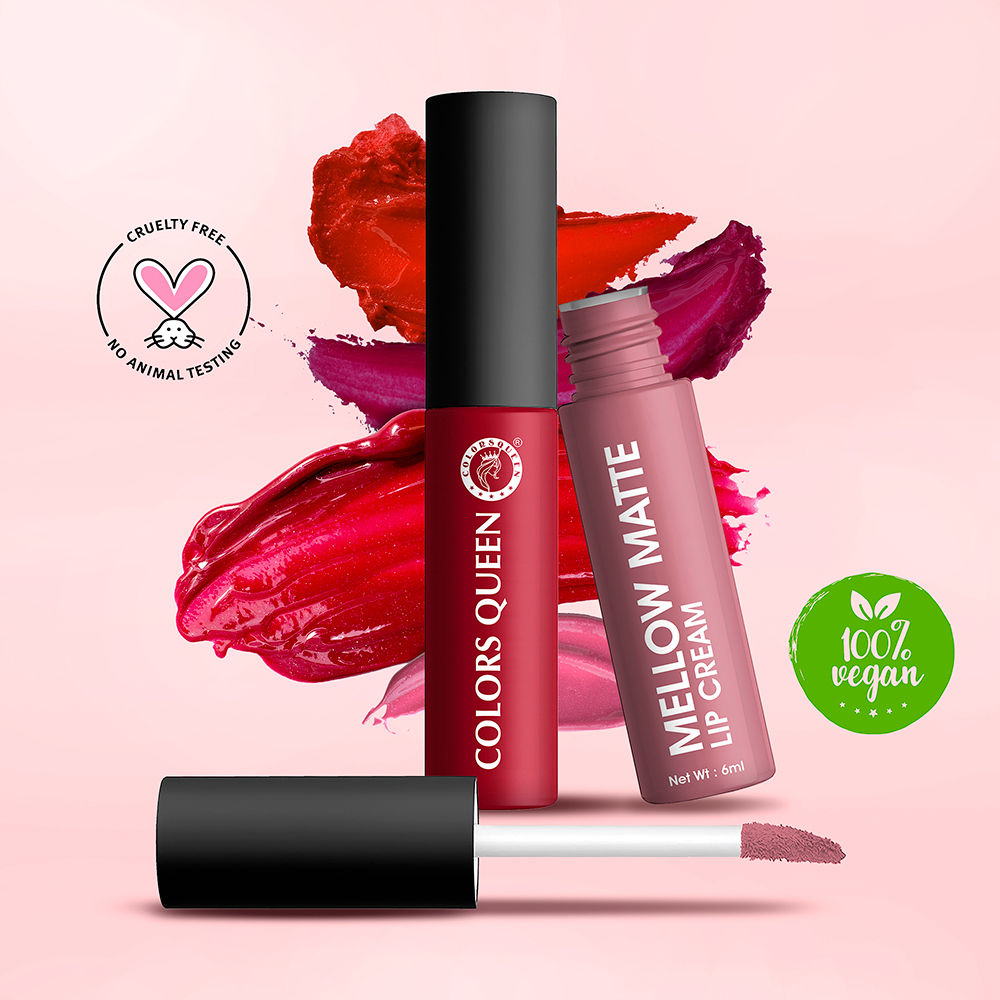 Colors Queen Mellow Matte Lip Cream Liquid Lipstick