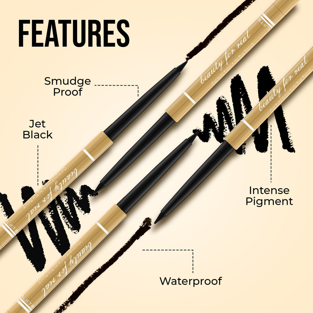 Colors Queen Gel Kohl Kajal Auto Eye Pencil